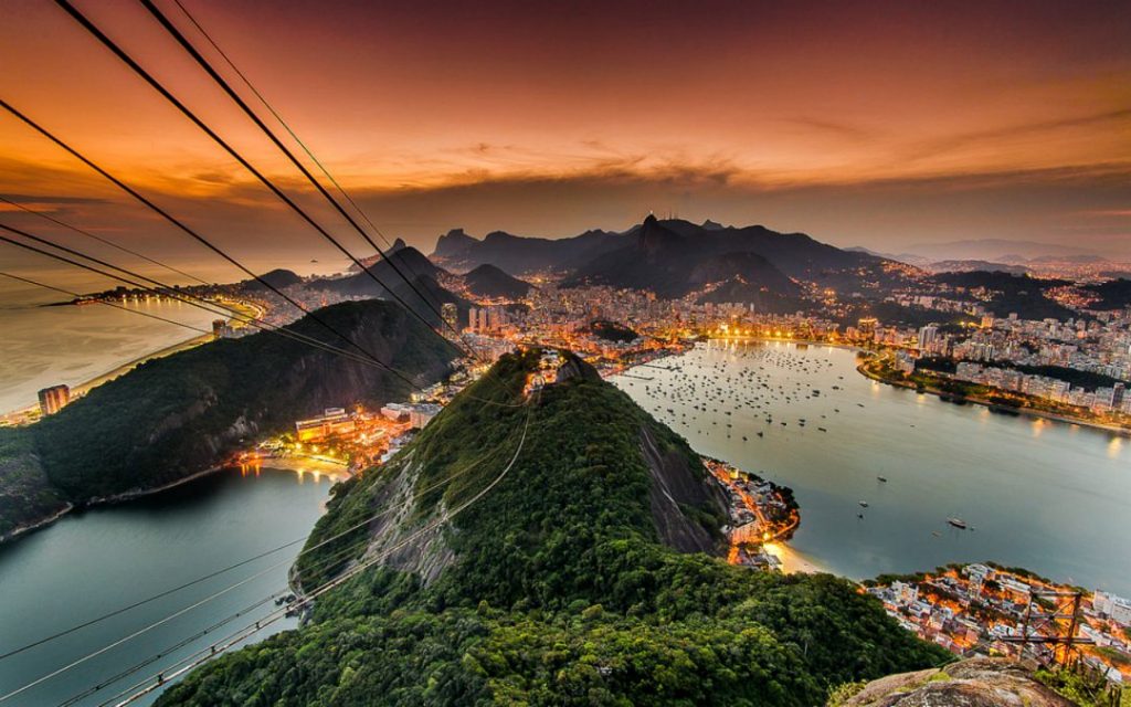 rio de janeiro sunset